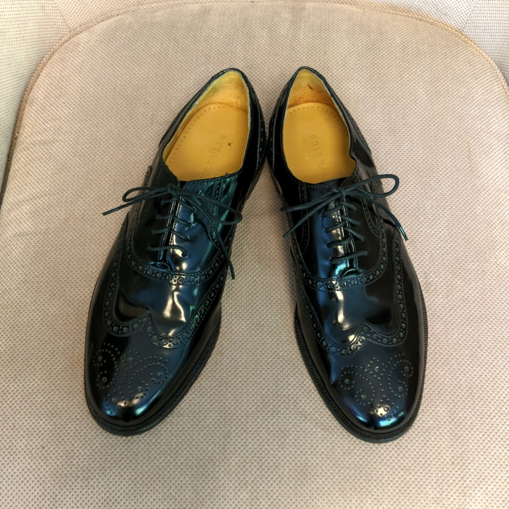 Cole Haan Patent Leather Oxfords - Picture 2 of 8